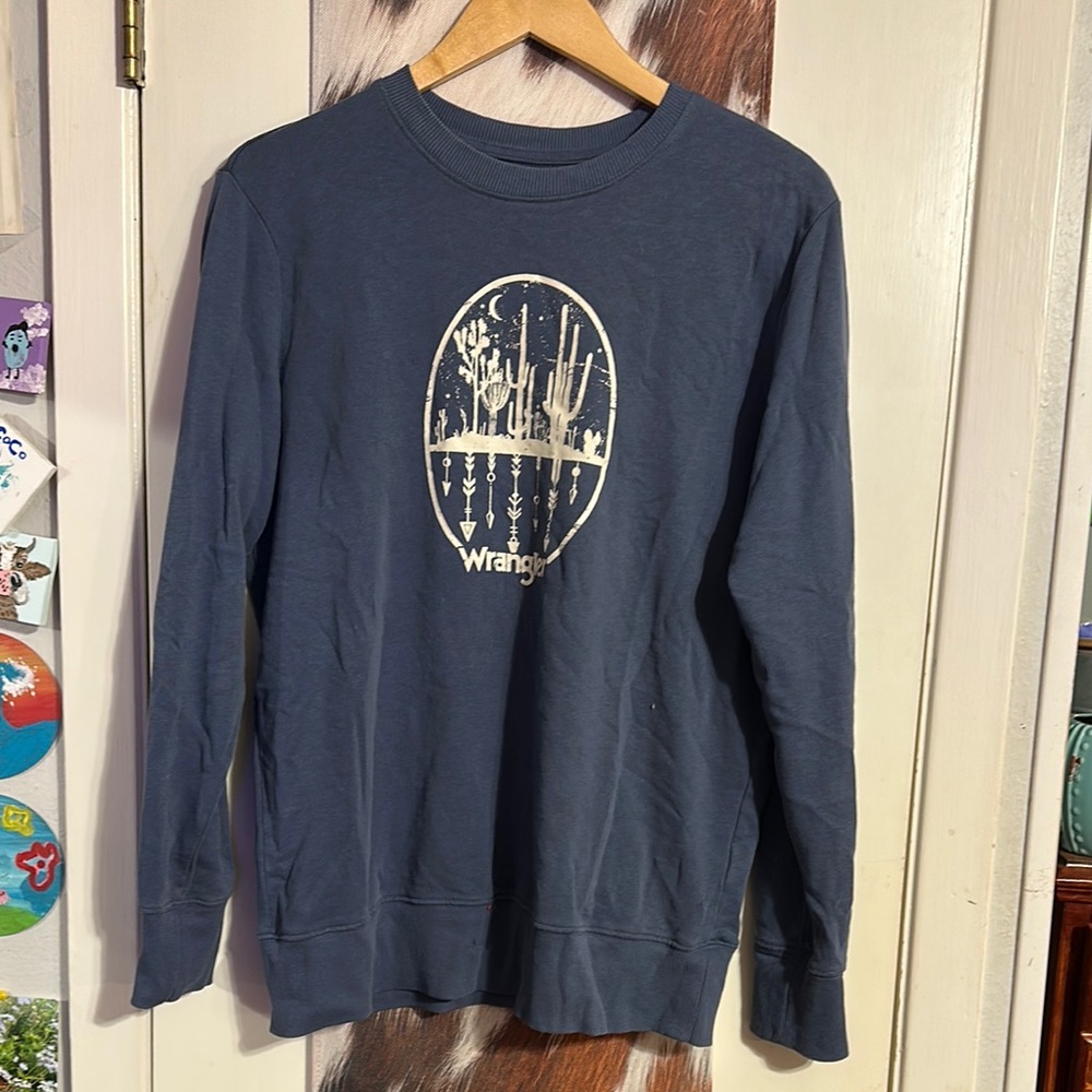 Wrangler Blue Graphic Sweatshirt